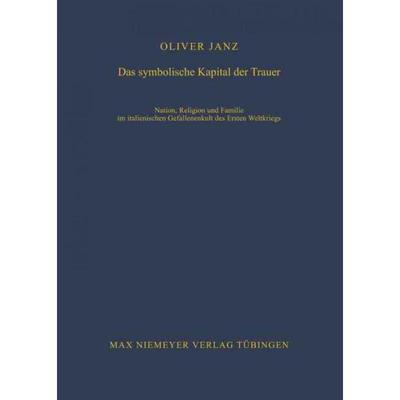 按需印刷DEG Das symbolische Kapital der Trauer[9783484821200]
