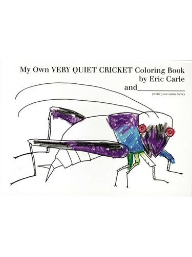 1件6.6折起 My Own Very Quiet Cricket Coloring Book