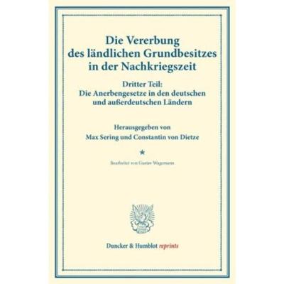 预订【德语】 Die Vererbung des landlichen Grundbesitze