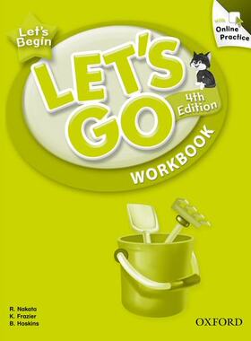 牛津少儿教材  Let's Go 4th Edition Let's Begin: Workbook with Online Practice 含网络在线练习