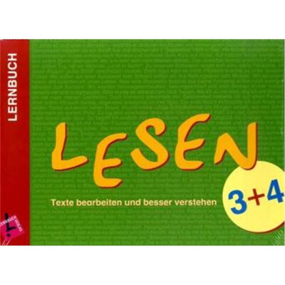 预订不退不换德语 Lernbuch: Lesen 3/4. Texte bearbeiten und besser verstehen[9783120111696]