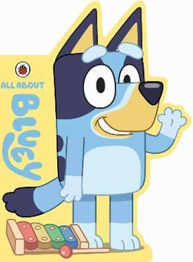 现货 Bluey: All About Bluey:A Bluey-Shaped Board Book 蓝色小狗系列 布鲁伊 儿童动画