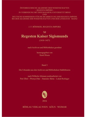 预订【德语】Regesten Kaiser Sigismunds (1410-1437)[9783205204022]