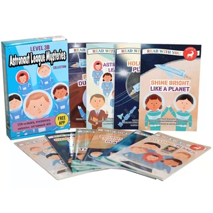 陪你读书第3级3B 英文原版 Read With You Level 3 3B: Astronaut League Mysteries Collection 10册 儿童英语分级阅读读物故事