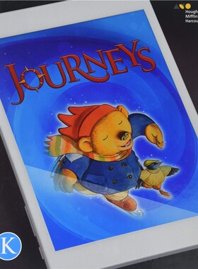 现货 旅程：学生版 第2册 幼儿园Journeys: Student Edition, Volume 2 Grade K 2017 英文原版 上海外文 9780544543270