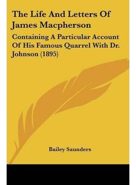 按需印刷The Life And Letters Of James Macpherson[9780548705476]