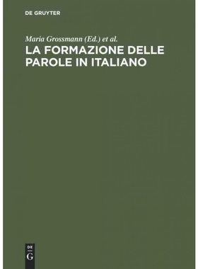 按需印刷DEG La Formazione Delle Parole in Italiano[9783484507111]