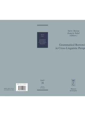 按需印刷DGYT Grammatical Borrowing in Cross Linguistic Perspective[9783110196283]