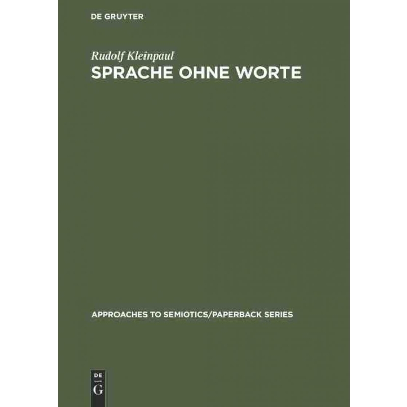 按需印刷DEG Sprache ohne Worte[9783111280363]