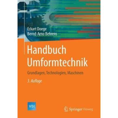 预订【德语】 Handbuch Umformtechnik:Grundlagen, Technologien, Maschinen