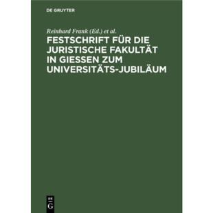 下架822 按需印刷DEG Festschrift für die Juristische Fakult
