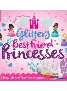预订Paint Your Own Glittery Best Friend Princesses