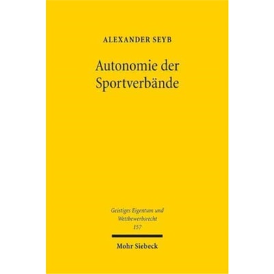 预订不退不换德语 Autonomie der Sportverbande:Eine Untersuc
