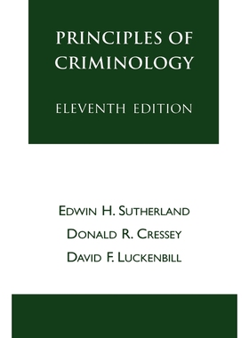 按需印刷Principles of Criminology, Eleventh[9780930390693]