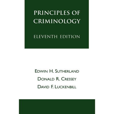 按需印刷不退不换Principles of Criminology, Eleventh[9780930390693]