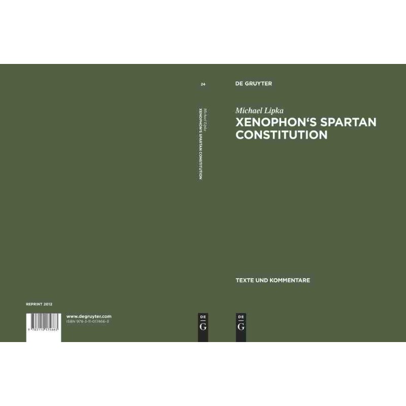 按需印刷不退不换DGYT Xenophon s Spartan Constitution[9783110174663]