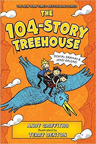 精装 104层树屋故事 英文原版The 104-Story Treehouse: Dental Dramas & Jokes Galore! Andy Griffiths疯狂树屋小屁孩树屋历险记
