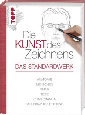 预订【德语】 Die Kunst des Zeichnens - Das Standardwerk:Anatomie, Menschen, Natur, Tiere, Comic/