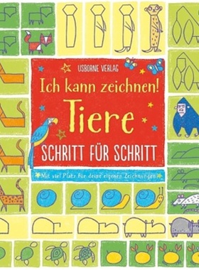 预订【德语】 Ich kann zeichnen! Tiere - Schritt für Schritt[9781782323006]