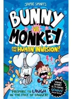 现货 Bunny vs Monkey: The Human Invasion  兔子大战猴子 人类入侵