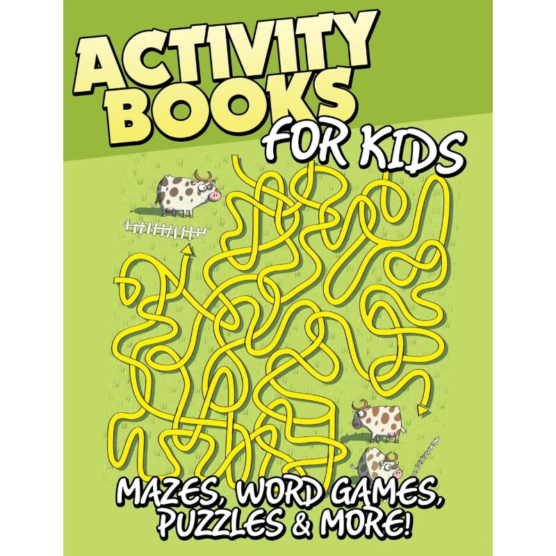 预订不退不换Activity Books for Kids (Mazes, Word Games, Puzzles & More!)