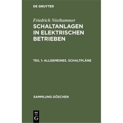 预订【德语】 Allgemeines. Schaltpläne[9783111011066]