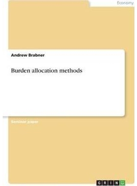 按需印刷Burden allocation methods[9783638777322]