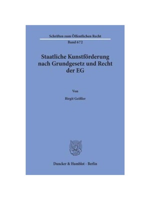 预订【德语】Staatliche Kunstf?rderung nach Grundgesetz und Recht der EG.: