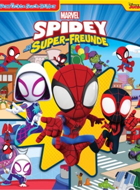 预订【德语】 Marvel Spidey und seine Super-Freunde - Verrückte Such-Bilder, groß - [9781503764330]