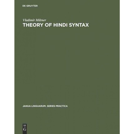 按需印刷DGYT Theory of Hindi syntax[9783111001449]