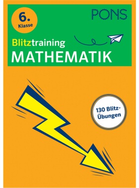 预订不退不换德语 PONS Blitztraining Mathematik 6. Klasse[9783125625785]