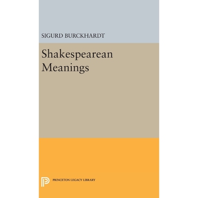 按需印刷Shakespearean Meanings[9780691649160]
