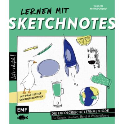 预订【德语】 Let's sketch! Lernen mit Sketchnotes:Die erfolgreiche Lernmethode für Schule, Studi