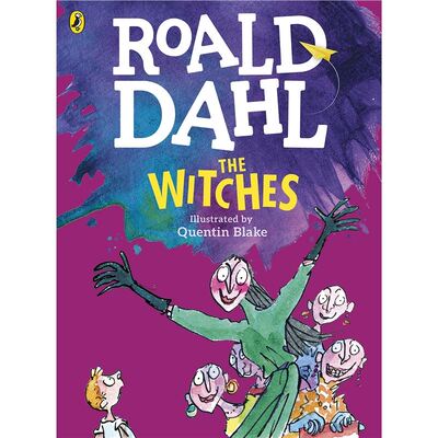 预订不退不换 女巫The Witches   罗尔德达尔系列 Roald Dahl 英文原版 小学生初中课外阅读趣味读物 彩色版本