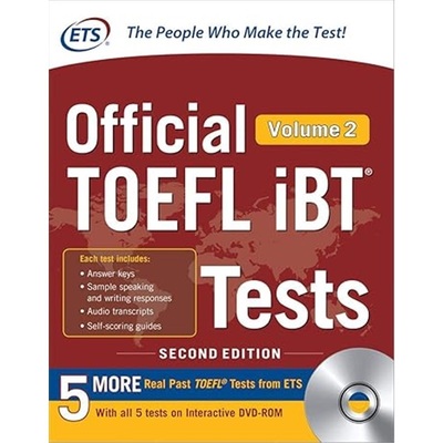 现货Official TOEFL Ibt Tests With DVD Volume 2[9781260440997]