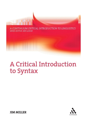 按需印刷不退不换A Critical Introduction to Syntax[9780826497031]