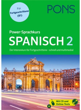 预订【德语】 PONS Power-Sprachkurs Spanisch 2[9783125623071]