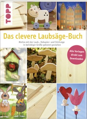 预订【德语】Das clevere Laubsäge-Buch, m. 1 CD-ROM:Motive mit der Laub-, Dekupier- und Stic