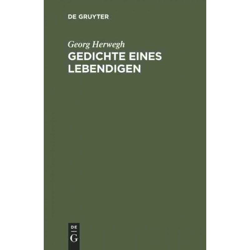 预订DEG Gedichte eines Lebendigen