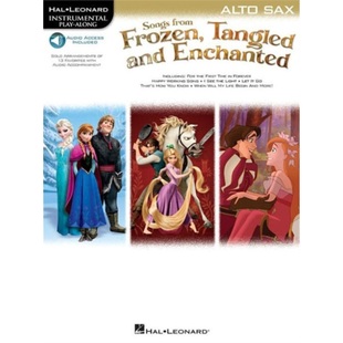 Play from Enchanted 预订Songs Along 9781480387232 Tangled Saxophon Frozen and Alto Instrumental