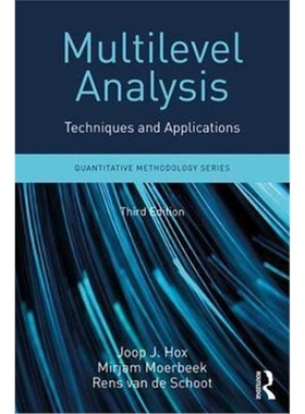 预订Multilevel Analysis:Techniques and Applications, Third Edition