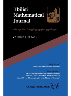 按需印刷Tbilisi Mathematical Journal Volume 2 (2009)[9781904987819]