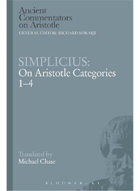按需印刷不退不换Simplicius: On Aristotle Categories 1-4[9781472557384]