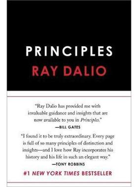 精装现货 原则:生活和工作 英文原版 Principles: Life and Work Ray Dalio 瑞·达利欧 达里奥 华尔街对冲基金桥水【外文书店】