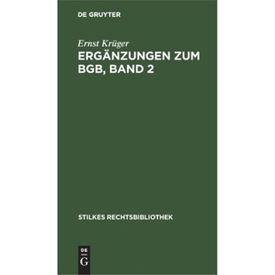 zum Erganzungen BGB Band Einfuhrungsge 预订 德语