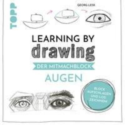 预订【德语】 Learning by Drawing - Der Mitmachblock: Augen:Block aufschlagen und loszeichnen!