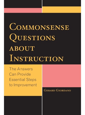 按需印刷Commonsense Questions about Instruction[9781475805093]