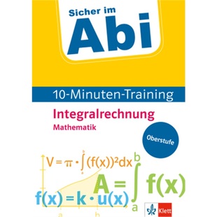 Minuten 德语 Abi 预订 Training 9783129496886 Sicher Integralrechnung Klett Mathematik