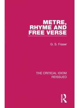 按需印刷TF Metre, Rhyme and Free Verse[9781138241930]