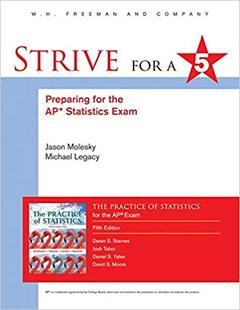 【外文书店】Strive for 5: Preparing for the AP Statistics Examination to accompany The Practice of Statistics